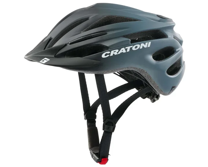Cratoni Pacer Junior – Kinder Fahrradhelm | black-grey matt