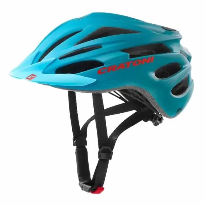 Cratoni Pacer Junior Fahrradhelm Kinder blau-petrol matt S-M ( 54-58 cm)