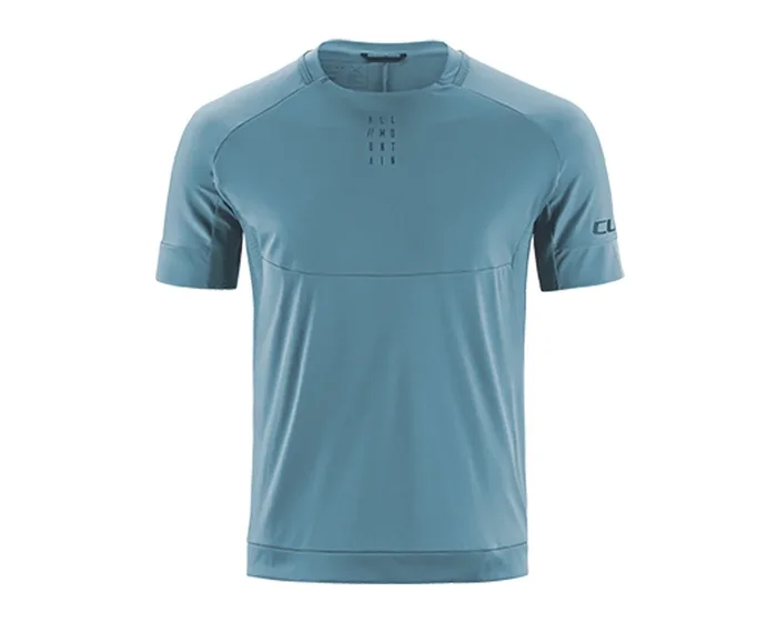 Cube AM Rundhalstrikot kurzarm | smoke blue