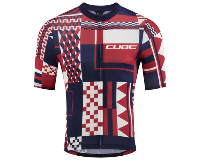 Cube Blackline Trikot CMPT kurzarm | blue´n´red´n´beige
