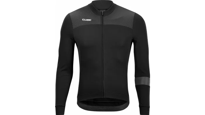 Cube BLACKLINE Trikot langarm schwarz
