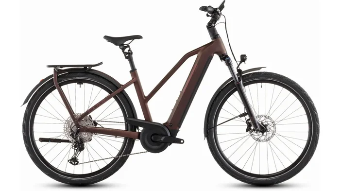 Cube Kathmandu Hybrid Pro 800 Wh E-Bike Trapeze 28″ sunglow´n´chrome