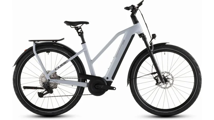 Cube Kathmandu Hybrid SLX 800 Wh E-Bike Trapeze 28″ foggrey´n´grey