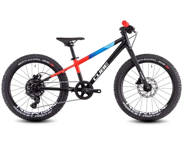 Cube Reaction 200 Pro – Kinderfahrrad 2026 | black´n´blue´n´red 20″