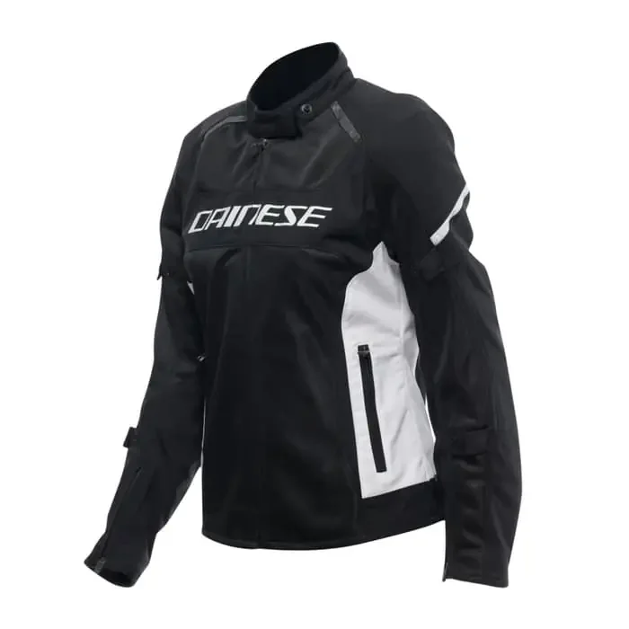 Dainese Air Frame 3 Motorradjacke Damen Textil schwarz-weiß 46L