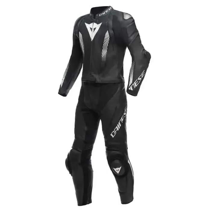 Dainese Laguna Seca 5 Lederkombi schwarz-schwarz-weiß 50