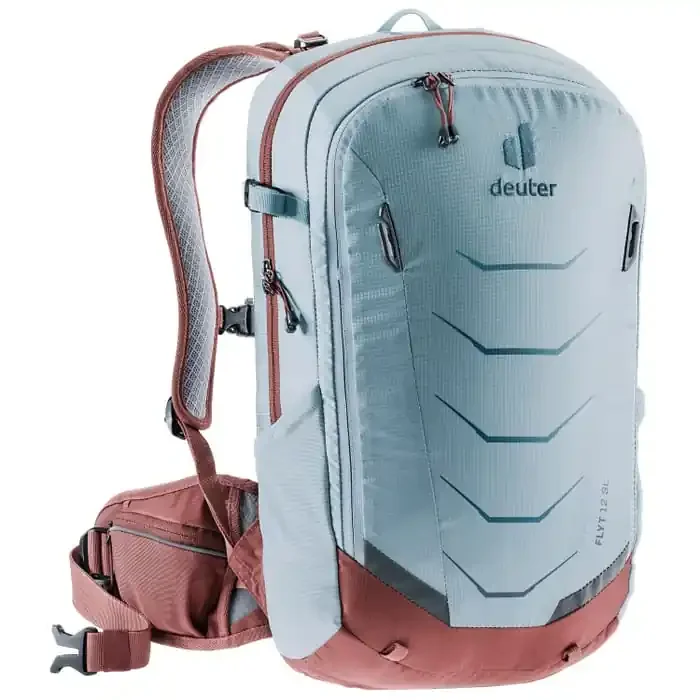 Deuter Flyt 12 SL Protektor-Rucksack Dusk-Redwood (Hellgrau-Rot)