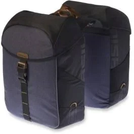 Doppelpacktasche Basil Miles Double Bag 34 liter 34 x 19 x 43 cm – Schwarz/Grau
