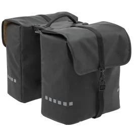 Doppelpacktasche New Looxs Odense Double Racktime 39 Liter 34 x 16 x 38 cm (x2) – Schwarz