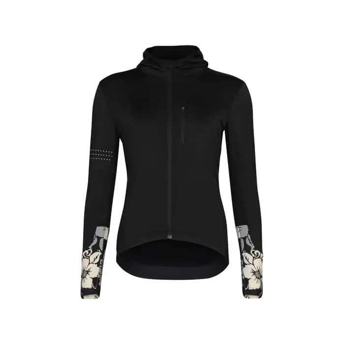 Dynamics Campiglio Hooded LS Radtrikot langarm Damen schwarz S (36)