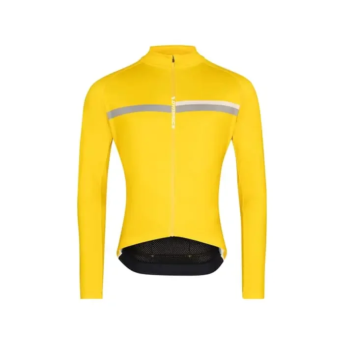 Dynamics Pinzolo Fullzip LS Radtrikot langarm Herren gelb XXL (56)