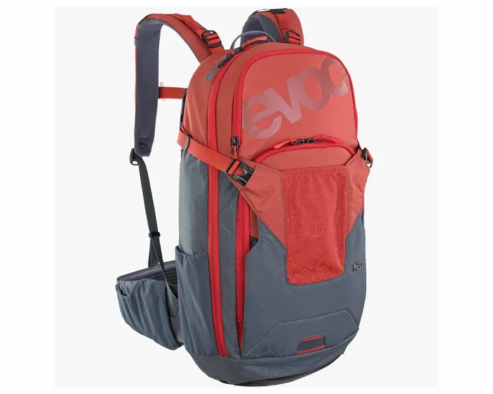 Evoc Neo 16 Liter Fahrrad Rucksack | chili red-carbon grey