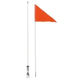 Fahrradflagge Icetoolz 24052G0 mit teilbarem Fiberglasstab 150 cm – Orange
