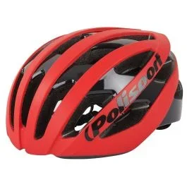 Fahrradhelm Polisport Light Pro M 54-58 cm – Rot Mat / Schwarz Glanz