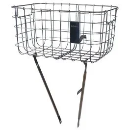 Fahrradkorb für vorne Basil Robin 27 Liter 47 x 31 x 25 cm – Silber