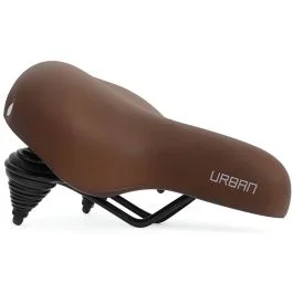Fahrradsattel Edge Urban – mattes Dunkelbraun (Werkstattverpackung)