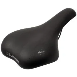 Fahrradsattel Selle San Remo Mosel für City-/Trekkingfahrräder  Schwarz (Werkstattverpackung)