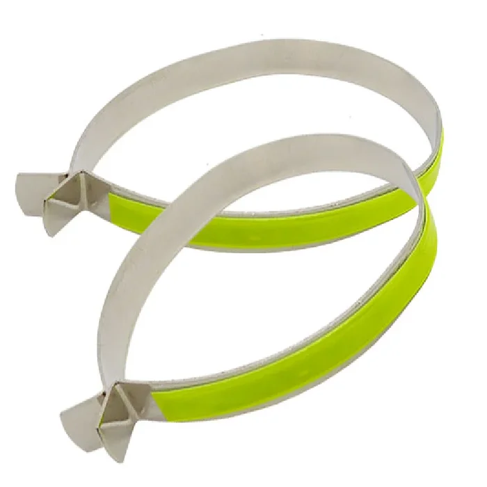 Fasi Hosenspangen Reflex gelb Paar