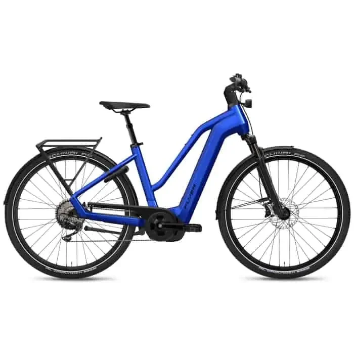 Flyer Gotour 7.10 ABS E-Bike Trekkingrad Trapez 29″ blau S = 43 cm