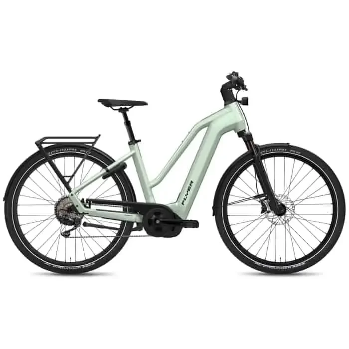 Flyer Gotour 7.10 E-Bike Trekkingrad Trapez 29″ grün L = 53 cm