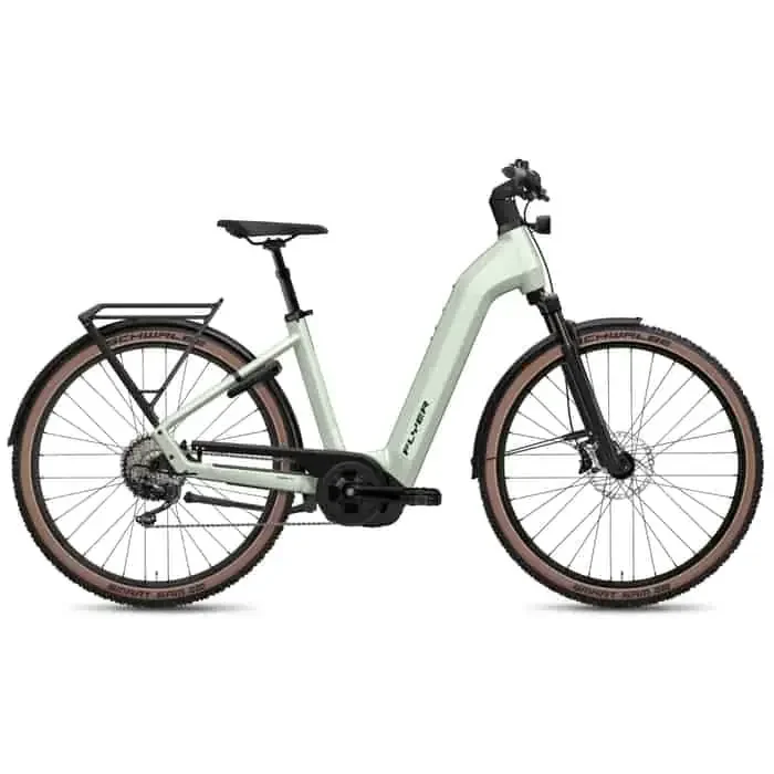 Flyer Gotour 7.12 XC ABS SUV E-Bike Trekkingrad Tiefeinsteiger 29″ grün