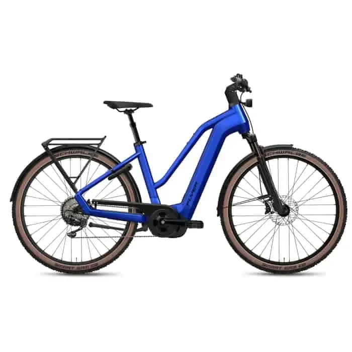 Flyer Gotour 7.12 XC ABS SUV E-Bike Trekkingrad Trapez 29″ blau M = 48 cm