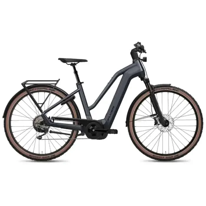 Flyer Gotour 7.12 XC ABS SUV E-Bike Trekkingrad Trapez 29″ grau XL = 60 cm