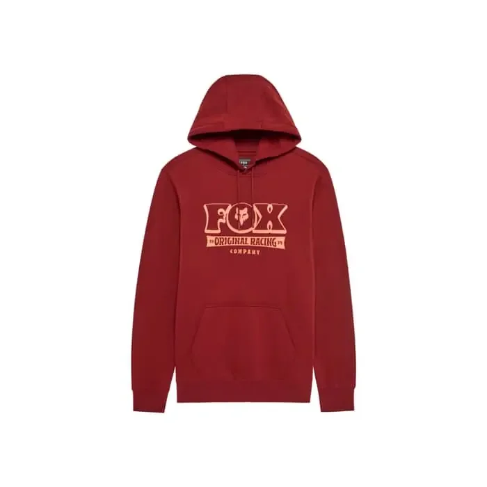 Fox Banner Fleece PO Kapuzenpullover Herren rust M