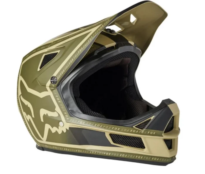 FOX Helm RAMPAGE COMP CALI CE CPSC Full Face Schutz Helm beige XS