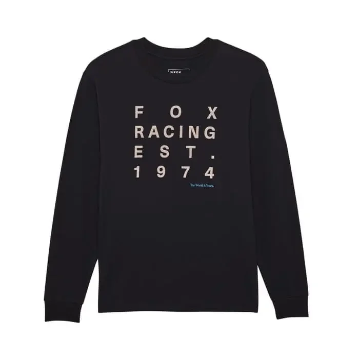 Fox W Est. 1974 LS Tee Rad Shirt langarm Damen schwarz M