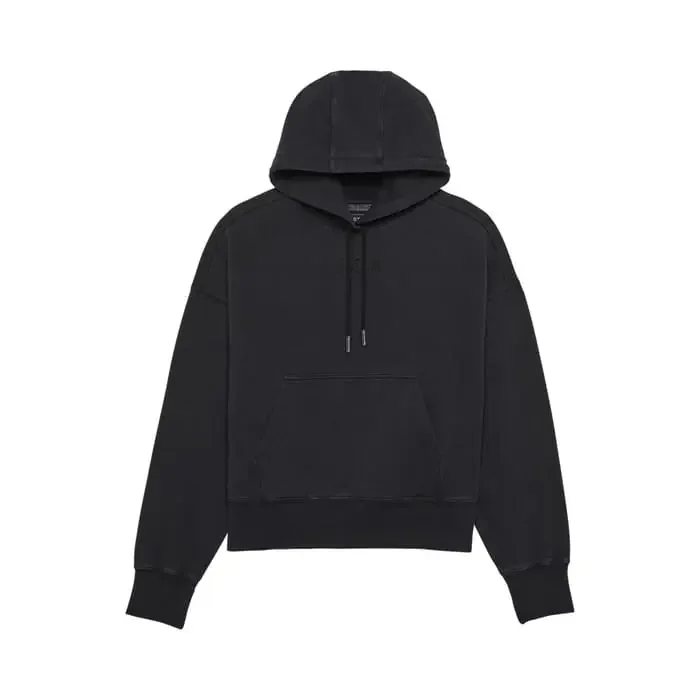 Fox Wordmark Oversized FLC PO Kapuzenpullover Damen schwarz M