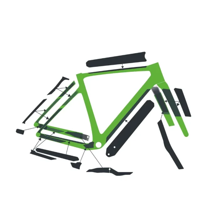Frame Protection Kit Scott for Addict Gravel – Clear Matt