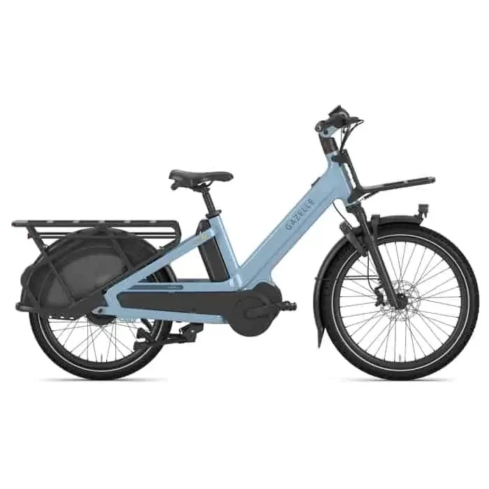 Gazelle Cabby C380 E-Bike Lastenrad Tiefeinsteiger 26″ blau 50 cm