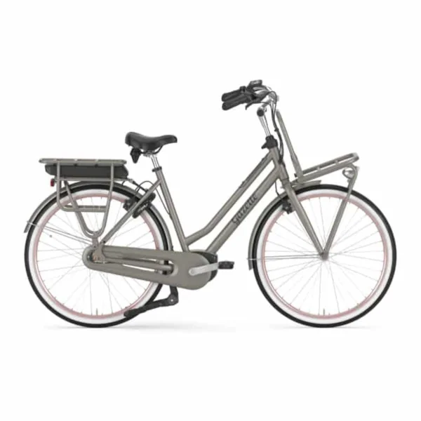 Gazelle Miss Grace C7+ E-Bike City Bike Trapez 28″ grau 59 cm