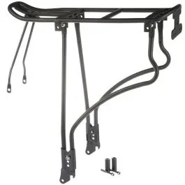Gepäckträger für Hinten Massload zur Montage mit Scheibenbremse  Schwarz