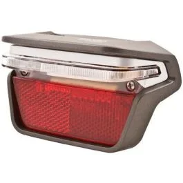 Gepäckträger Rücklicht Spanninga Brasa E-Bike 6-12 Volt (80 mm Montage)