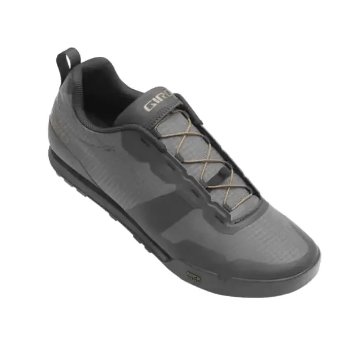 Giro Tracker Fastlace Flatpedal MTB-Schuhe grau-grün 46