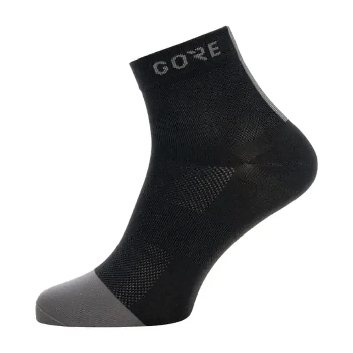 Gore M Light Mid Socks Fahrrad Socken schwarz/grau 35-37