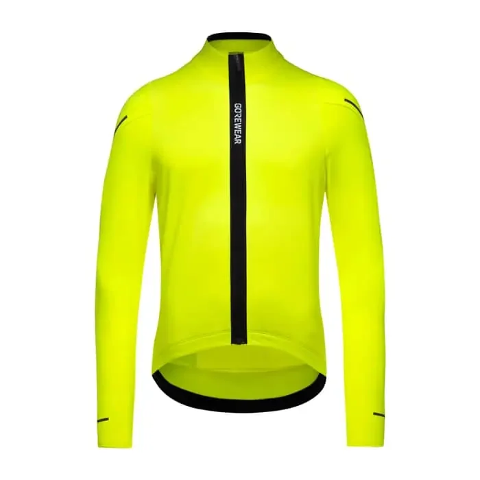 Gore Spinshift Thermo Radtrikot langarm Herren neongelb XXL