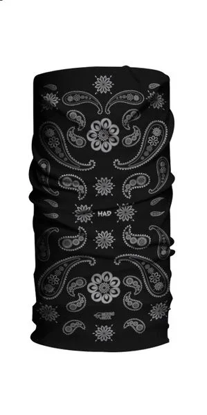 HAD Tuch Merino’India Paisley Black‘