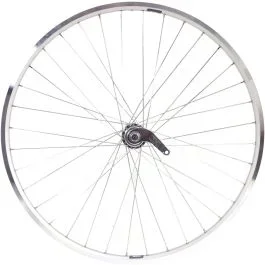 Hinterrad 28 x 1/4″ ZAC 19 mit Favorit-Bremsnabe – Silber