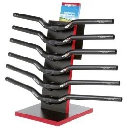 Holzdisplay Ergotec für 6 Fahrradlenker ø25.4mm