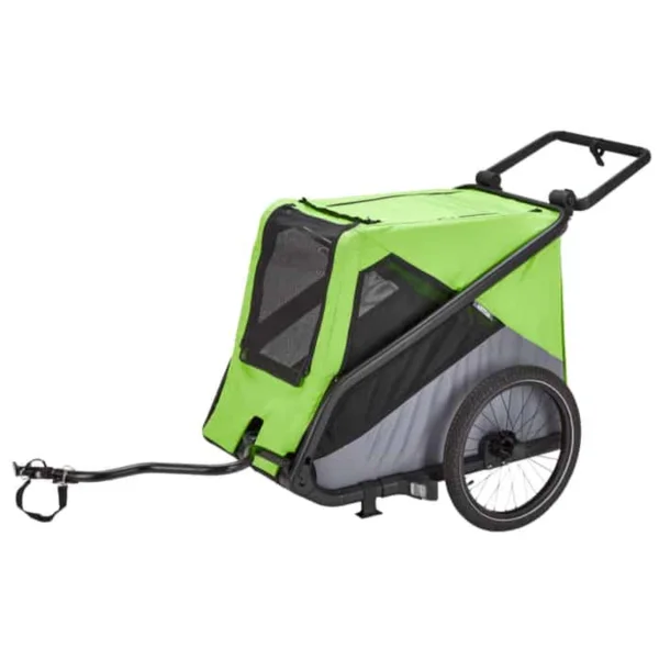 Kettler Quadriga Big Dog Trailer Fahrradanhänger Hund grün