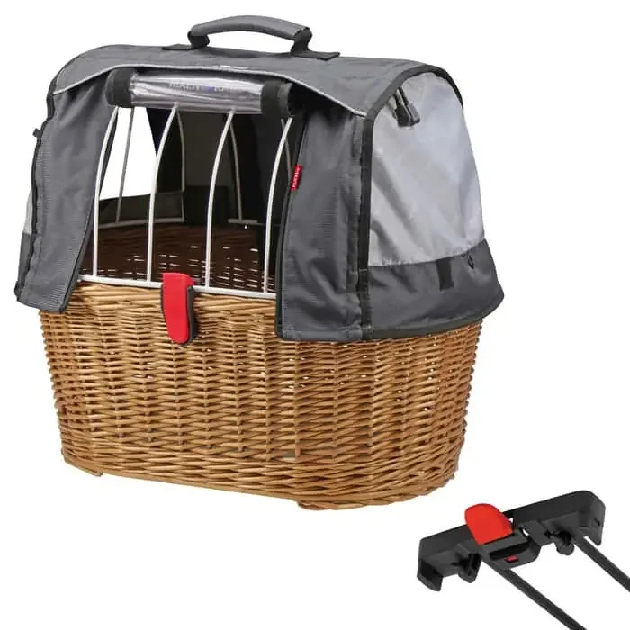 KLICKfix Doggy Basket Plus Racktime Hundekorb Fahrrad
