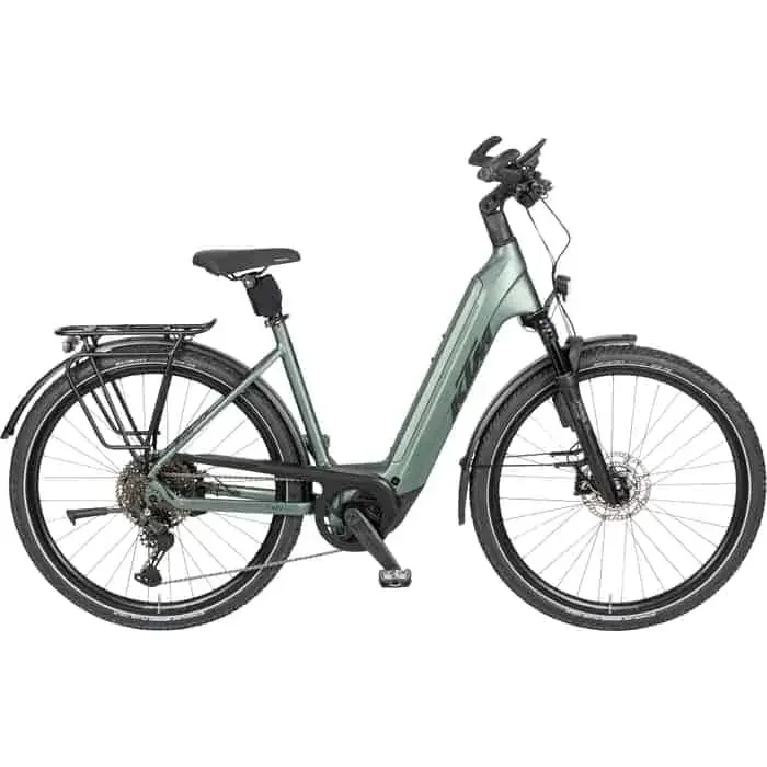KTM Macina Summit ABS 800 E-Bike Trekkingrad Tiefeinsteiger 28″ grün 51 cm = L