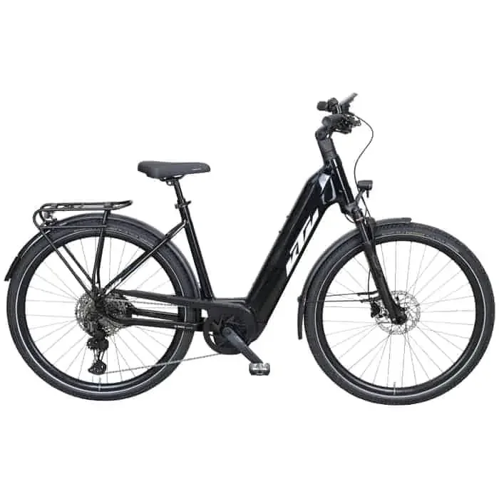 KTM Macina Ultimate Pro 750 E-Bike Trekkingrad Tiefeinsteiger 28″ schwarz 51 cm