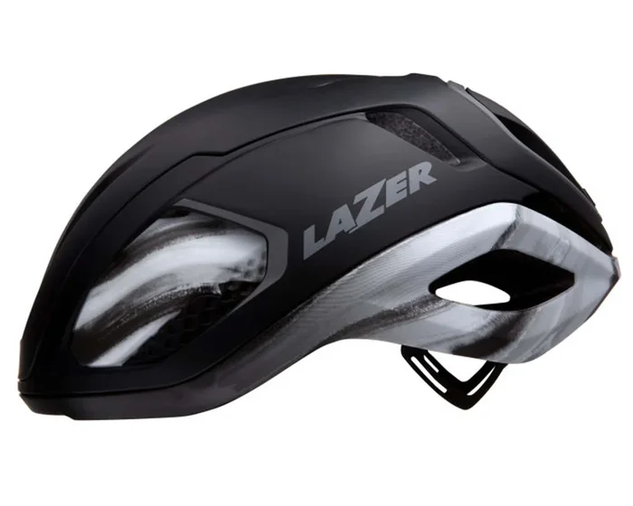 Lazer Vento KinetiCore Rennrad/Gravel Helm | black silver