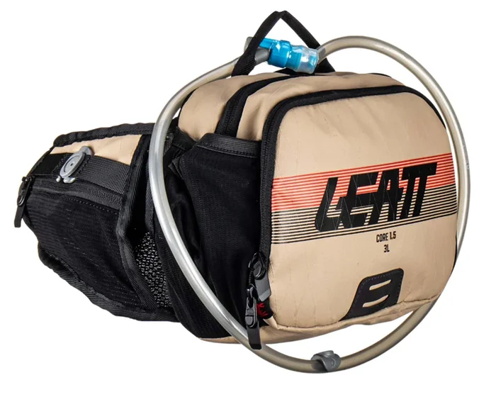 Leatt Hydration Core 1.5 Hip Pack- 4.5 Liter Fahrrad Hüfttasche | dune