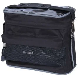 Lenkertasche Basil Mali 8 Liter 26 x 17 x 22 cm – Schwarz