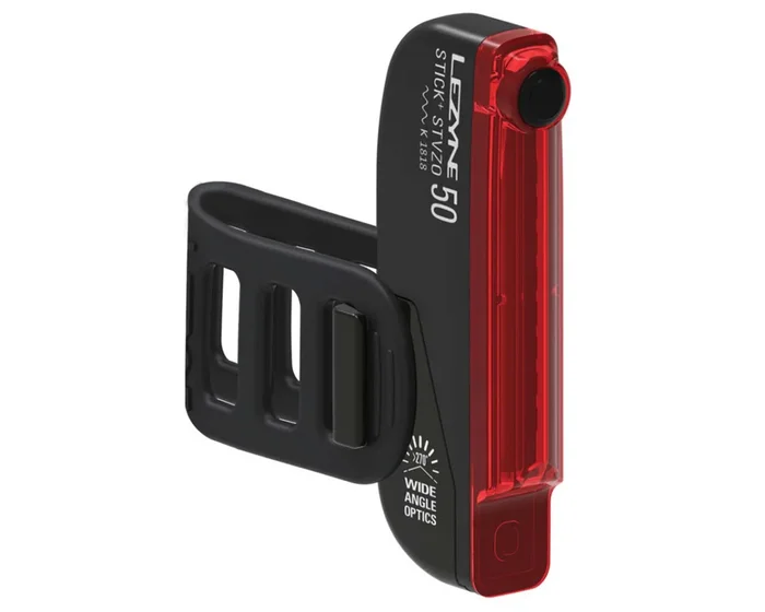 Lezyne Stick+ – LED Fahrrad Rücklicht StVZO | schwarz